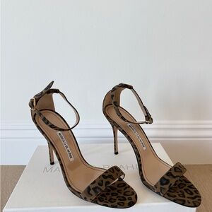 Manolo Blahnik Brown Stiletto Heels